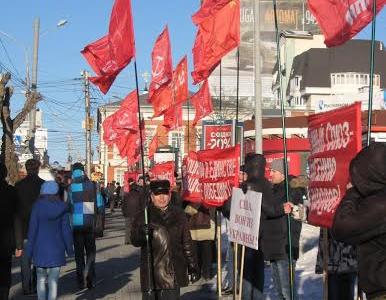 Крым, Севастополь и Россия – одна родная страна! В Перми состоялся пикет в поддержку жителей Крыма и братского народа Украины
