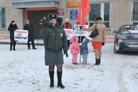 Ивановская область. Коммунисты приняли участие в митинге работников ОАО «Ивановский бройлер»