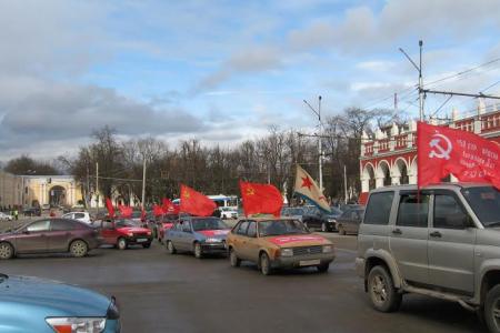 Калуга. Автопробег "Референдуму народов Крыма - Да!"
