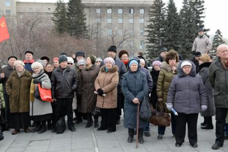 Новосибирск. Митинг на пл.Ленина: Три тысячи новосибирцев поддержали единого кандидата от оппозиции Анатолия Локтя