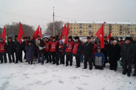 Красноярские коммунисты провели митинг в День памяти И. В. Сталина