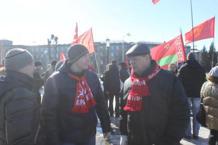 Омичи поддержали граждан Крыма в день референдума
