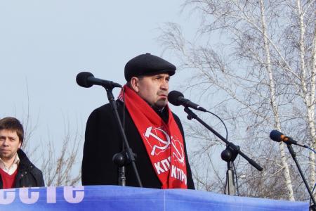 Коммунисты Барнаула приняли участие в городском митинге в  поддержку итогов крымского референдума 