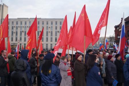 Пенза. Коммунисты выступили на городском митинге в поддержку жителей Крыма