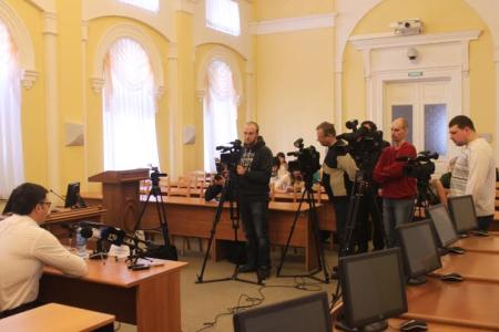 В Омске прошла пресс-конференция депутата Госдумы Олега Ивановича Денисенко