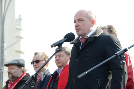 Собирание земель русских. "Свободная пресса" о митинге КПРФ в поддержку воссоединения Крыма и России, в защиту русского Юго-Востока Украины 