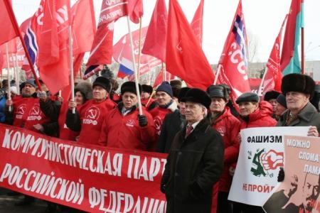 Алтайские коммунисты приняли участие в краевых митингах в поддержку народов Украины и Крыма
