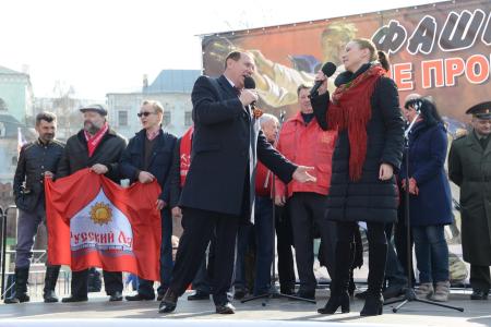 Собирание земель русских. "Свободная пресса" о митинге КПРФ в поддержку воссоединения Крыма и России, в защиту русского Юго-Востока Украины 