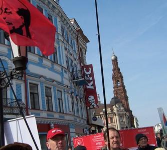 Татарстан, Казань: «Референдуму в Крыму – международное признание!»,  «Россию и Украину – не разделить!»