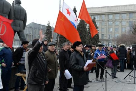 Новосибирск. Митинг на пл.Ленина: Три тысячи новосибирцев поддержали единого кандидата от оппозиции Анатолия Локтя