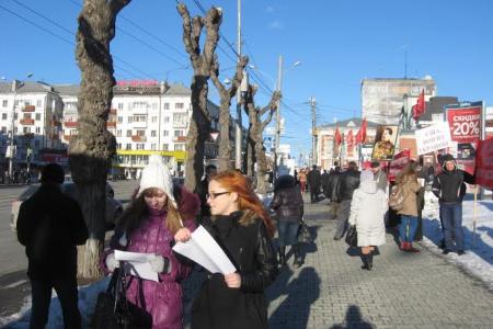 Крым, Севастополь и Россия – одна родная страна! В Перми состоялся пикет в поддержку жителей Крыма и братского народа Украины