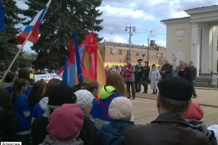Коммунисты Тульской области приняли участие в массовых митингах в поддержку Крыма и русскоговорящего населения Украины