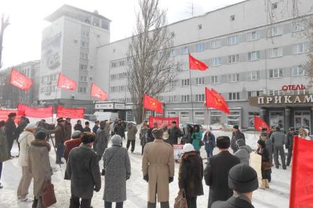 В Перми состоялся митинг под лозунгом «Мы – за восстановление стелы «Орден Ленина»