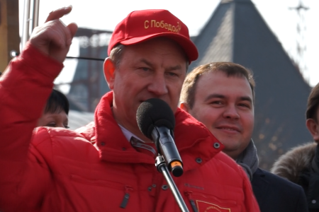 «Санкции Запада пойдут России только на благо!». В.Ф.Рашкин на митинге в Москве в поддержку Крыма