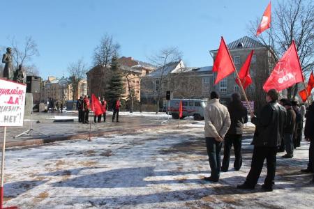 Псковская область. Митинг в поддержку референдума в Крыму