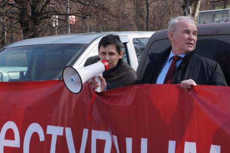 Россия – Сербия, братство навек! В Москве у посольств Германии и Сербии прошла акция, приуроченная к 15-летию начала агрессии НАТО в Югославии