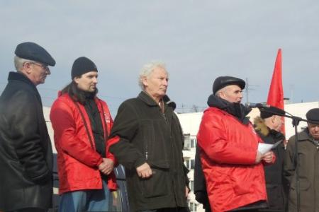 Московская область. Горки Ленинские. Митинг против майданного вандализма