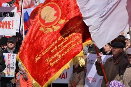 Россия и Украина – вместе навек! Коммунисты Астрахани почтили память Тараса Шевченко и приняли участие в митинге против фашизма на Украине