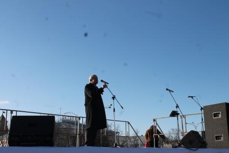 Псковские коммунисты приняли участие в городском митинге в поддержку жителей Крыма