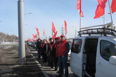 Пермь встречает гагаринский автопробег!