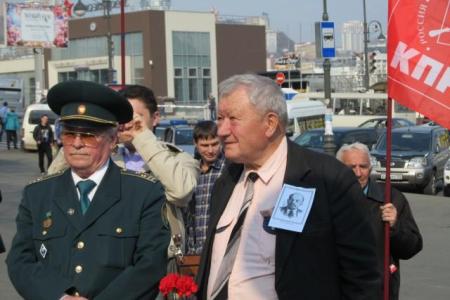 22 апреля коммунисты Владивостока праздновали день рождения В.И. Ленина