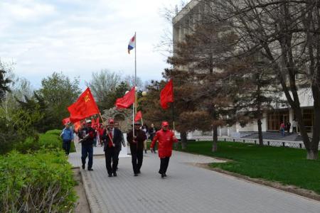 Республика Калмыкия. В день рождения В.И. Ленина
