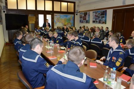 Курсанты-нахимовцы побывали в гостях во фракции КПРФ