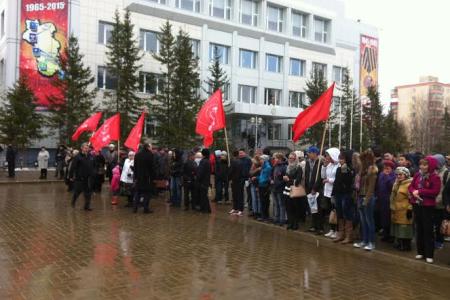 Республика Саха – Якутия. В городе Мирном состоялись праздничные мероприятия, посвященные 144-й годовщине со Дня рождения В.И. Ленина