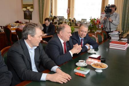Г.А. Зюганов встретился в Москве с делегацией Прогрессивной партии трудового народа Кипра