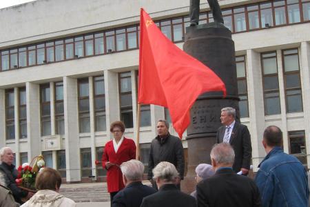 Калужская область. 22 апреля калужские коммунисты отметили день рождения Владимира Ильича Ленина