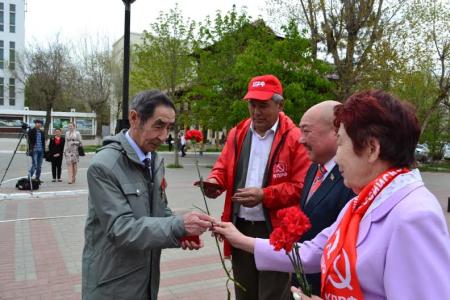 Республика Калмыкия. В день рождения В.И. Ленина