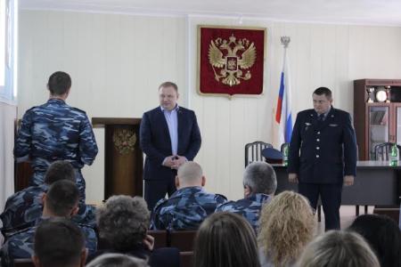Н.А. Паршин встретился с работниками колонии №3 Волгограда