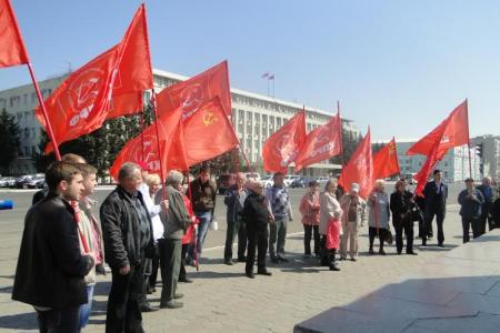 Коммунисты Амурской области отметили 144-ю годовщину со дня рождения В.И. Ленина