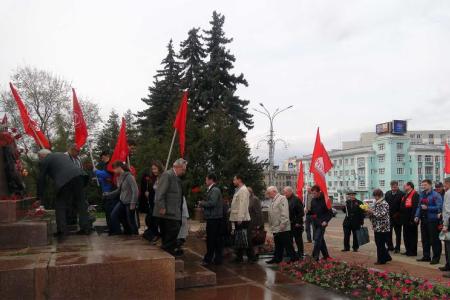 Курск. Ленин навечно в нашем сердце!