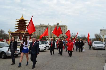 Республика Калмыкия. В день рождения В.И. Ленина