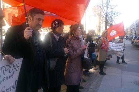 Санкт-Петербург. В защиту русского Лада и против нацизма на Украине