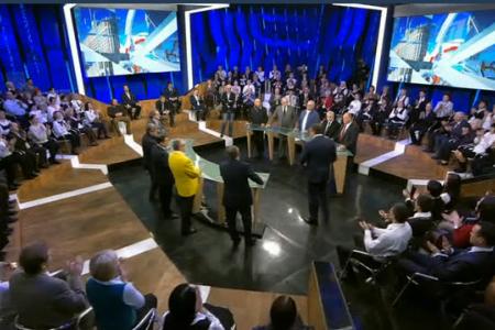 Г.А.Зюганов на "Первом": Европа "лежит" под США, Россию поддержали только левые, ни один союзник "Единой России" нашу страну не поддержал