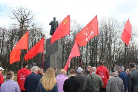 Новгородские коммунисты отметили очередную годовщину со Дня рождения В.И. Ленина