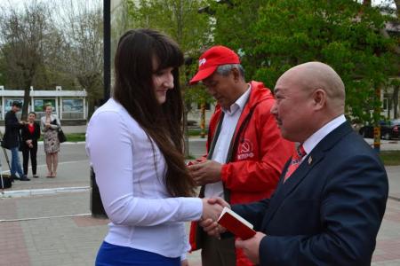 Республика Калмыкия. В день рождения В.И. Ленина