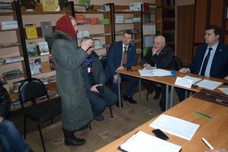 О.А. Лебедев провел выездной прием избирателей в городе Узловая Тульской области