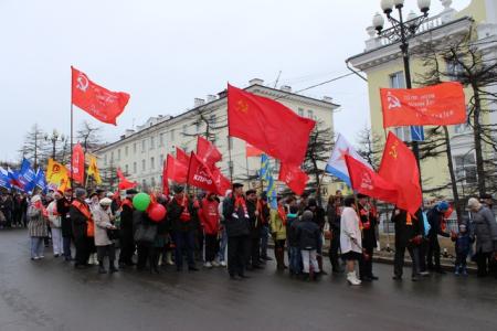 Праздник Победы в Магадане