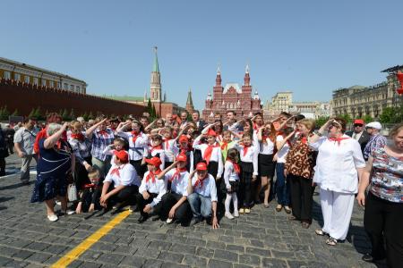 Клятва во имя добра и справедливости. На Красной площади прошел пионерский праздник