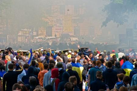 Большинство сожженых заживо боевиками "Правого сектора" в Одессе -это представители левых организаций - Компартии и  "Боротьбы"