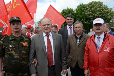 6 мая Г.А. Зюганов провел встречи в столице Республики Крым - городе Симферополе