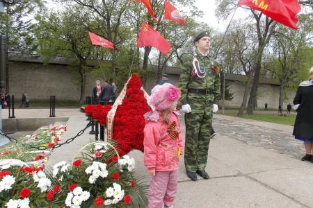 Псковская область. Коммунисты отпраздновали День Победы