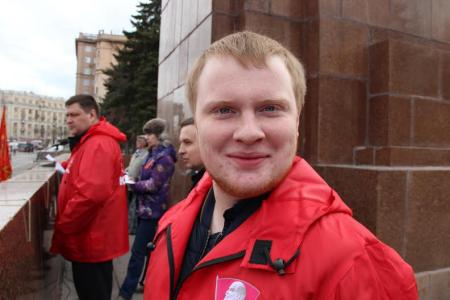 За достойный труд! За независимые профсоюзы! Первомай в Челябинске