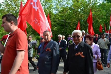 Республика Калмыкия. Коммунисты отпраздновали День Победы