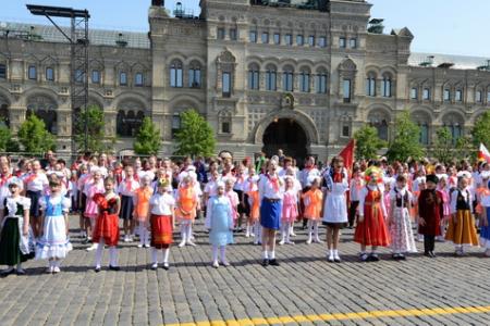 Клятва во имя добра и справедливости. На Красной площади прошел пионерский праздник