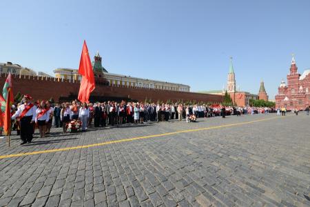 Клятва во имя добра и справедливости. На Красной площади прошел пионерский праздник