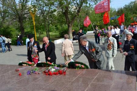Республика Калмыкия. Коммунисты отпраздновали День Победы